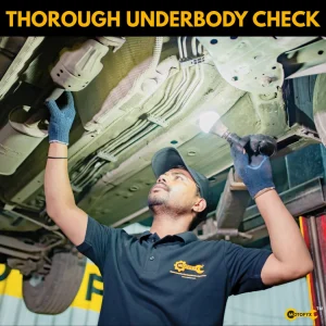 thorough underbody check